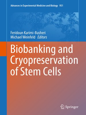 cover image of Biobanking and Cryopreservation of Stem Cells